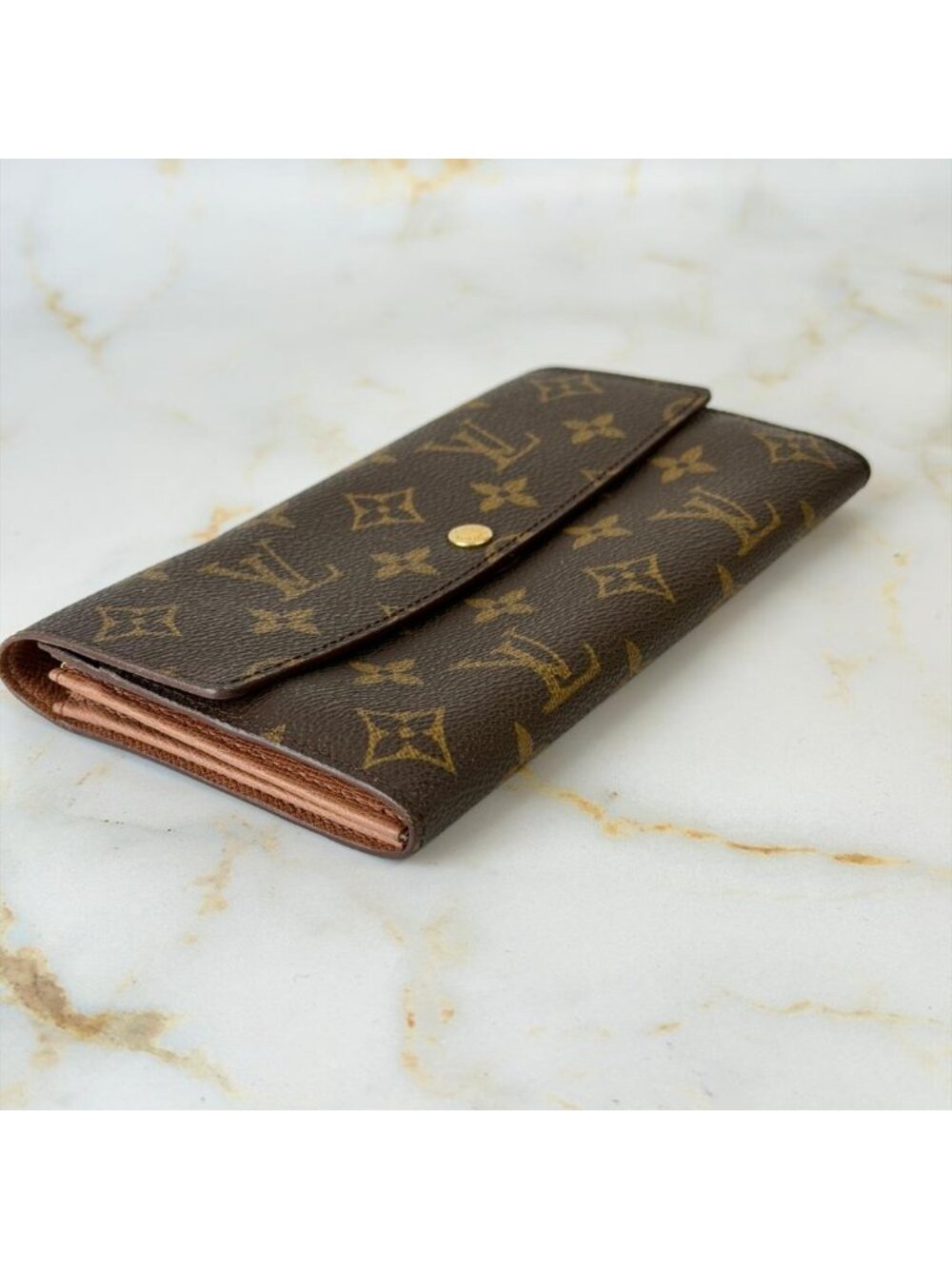 Louis Vuitton Monogram Portefeuille Sarah Wallet - Picture 9 of 15